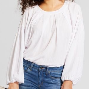 Universal Thread long sleeve pleated top.
